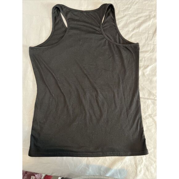 Woman's Size Large "Talk To Me Goose" Top Gun Black /Yellow Tank Top- Unbranded - Picture 9 of 9